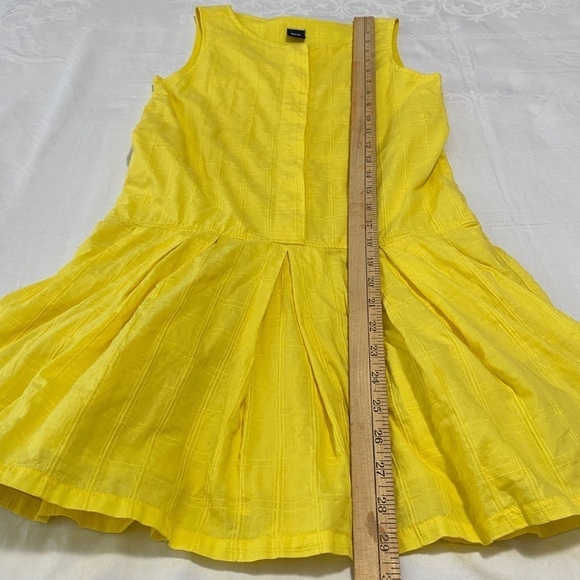 GAP Kids‎ Button Front Yellow Sleeveless Sun Dress Size Large (10) - Picture 9 of 9